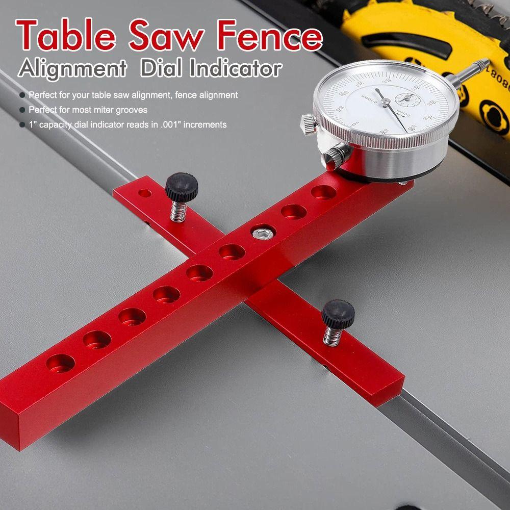 Measuring Table Gauge 0.01in Resolution Woodworking Tools Table Dial Indicator  Work Shop Machinery