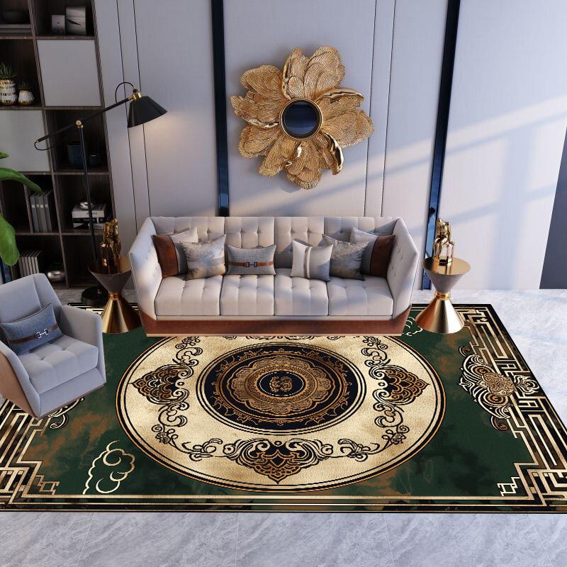 Persia Large Size Carpet Living Room Decoration Luxury Floor Mats Non-slip Bedroom Rugs Washable Lounge Computer Chair Mat