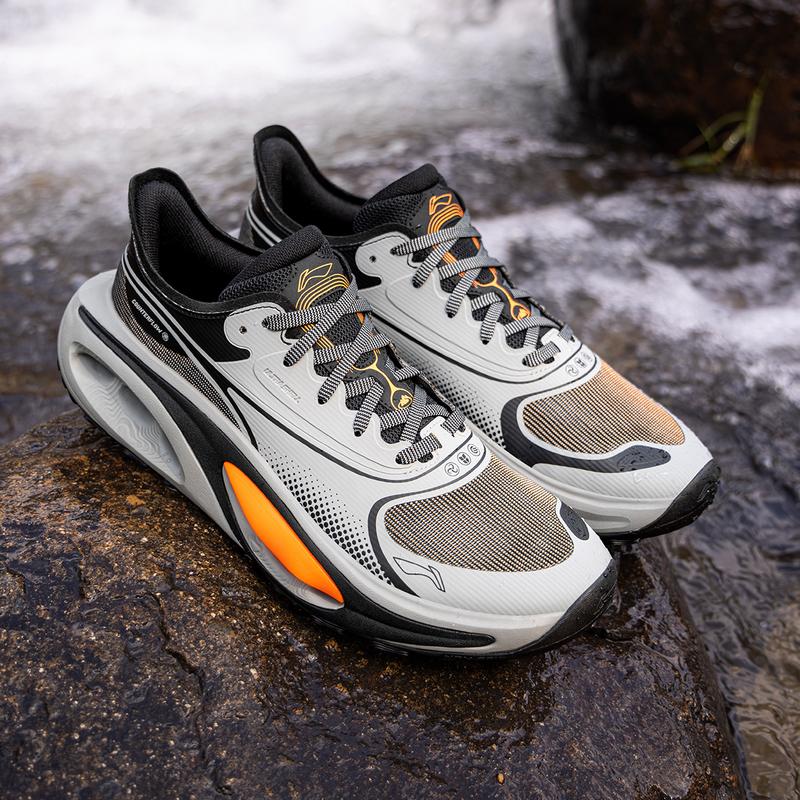 New LiNing CF Tracing Xunyou Low-Top Trekking Shoes Unisex Black Gray AHCV017-4