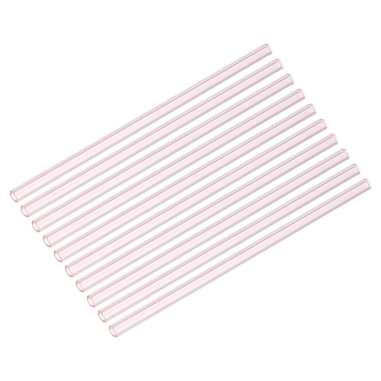 

Стеклянные трубки 8 дюймов 12 штук Боросиликатные длинные стеклянные трубки Трубки для выдувания стекла Промышленные стеклянные трубки для изготовления стекла DIY розовый