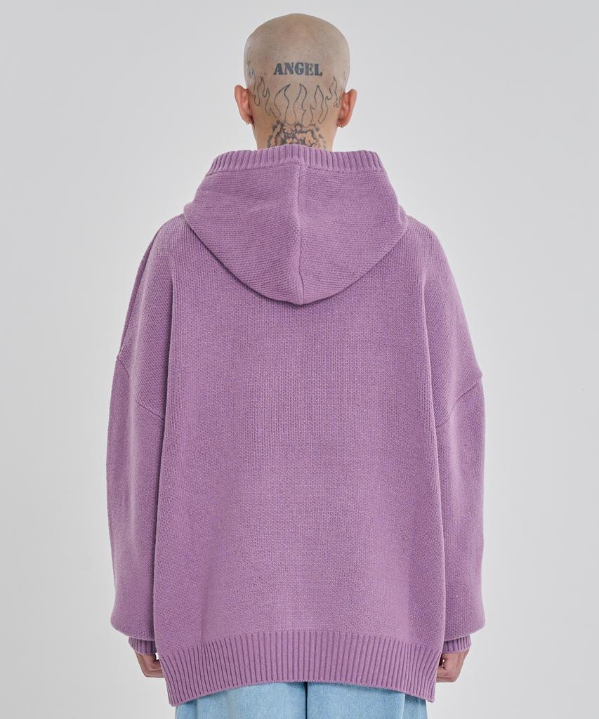 AJOBYAJO [Pba] Dbof Wool Knit Hoodie [Pink]