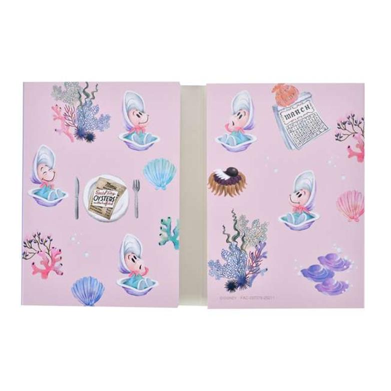 Disney Young Oyster Flip Memo Pad Japan NEW Disney Store