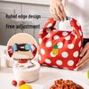 Large Capacity Foldable Insulated Lunch Bag for Freshness Preservation