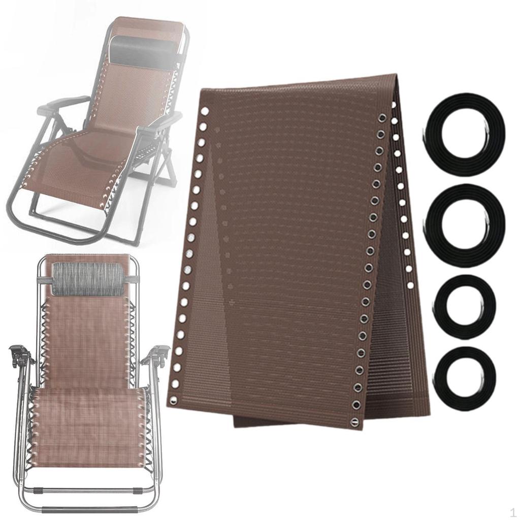 Stuhl-Ersatz-Stoff-Kordel-Set, klappbar, für Liege, Couch, Lounge, Reparatur