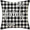 New Style Pillow Black and White Abstract Lines Simple Cushion Cover Living Room Office Sofa Pillow Cover
