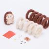Colorful Chenille Stems Pipe Handmade Squirrel&Orangutan&Fox&Hedgehog Plush Twist Sticks DIY Material Package for Kids&Adult