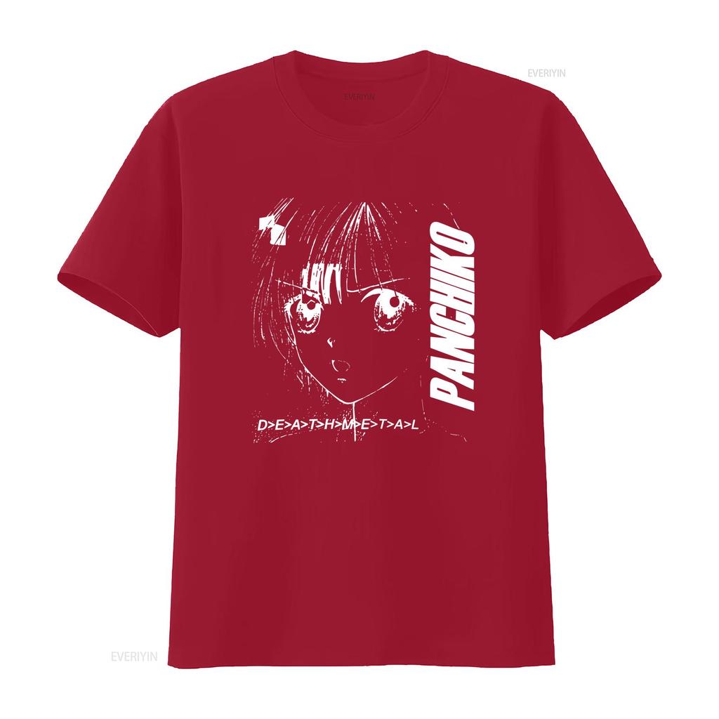 New Panchiko Death Metal Album Reprint Black T Shirt Stylish and Edgy Design for Fans vintage Washed Unisex Slightly Casual