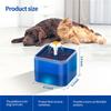Automatic Cats and Dogs Water Fountain with LED Lighting USB Pet Water Dispenser with Recirculate Filtring for Pet Feeder