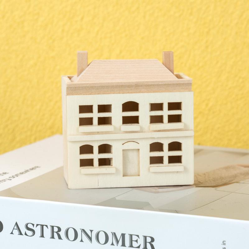 1:12 Dollhouse Miniature Cute Villa Small House Model Decor Toy Play House Toy