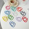 Fashion Geometric Personality Neon Acrylic Big Star Hoop Earring For Women Hollow Heart Earring Jewelry