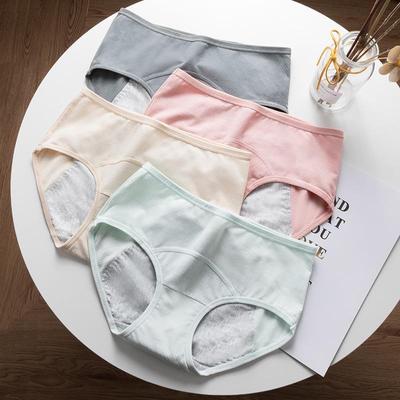 Xinjiang Cotton Women's Mid-Waist Antibacterial Menstrual Pants with Anti-Leakage Protection