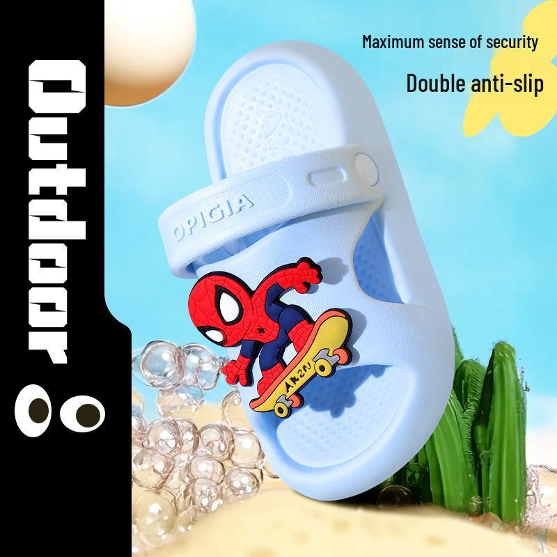 Letnie klapki dziecięce EVA 2025: Antypoślizgowe, Grube Sandały dla Chłopców