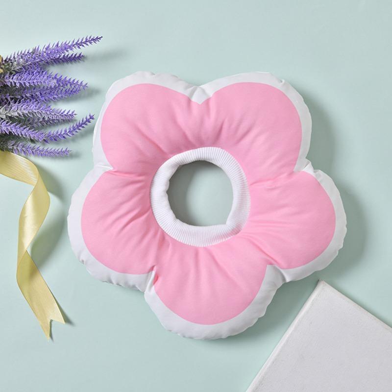 Cute Flower Soft Elizabethan Collar Waterproof Protective Neck Cone For Cats And Dogs
