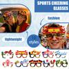 Flag Glasses, Fan Cheering Props, Football Decorations, Mascot Glasses Frames