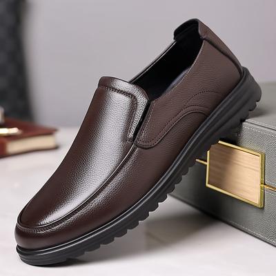 Herrenschuhe Lederschuhe Herren Vaterschuhe Herren Businesskleidung Frühling und Herbst Freizeit Lederschuhe weiche Sohle 2025