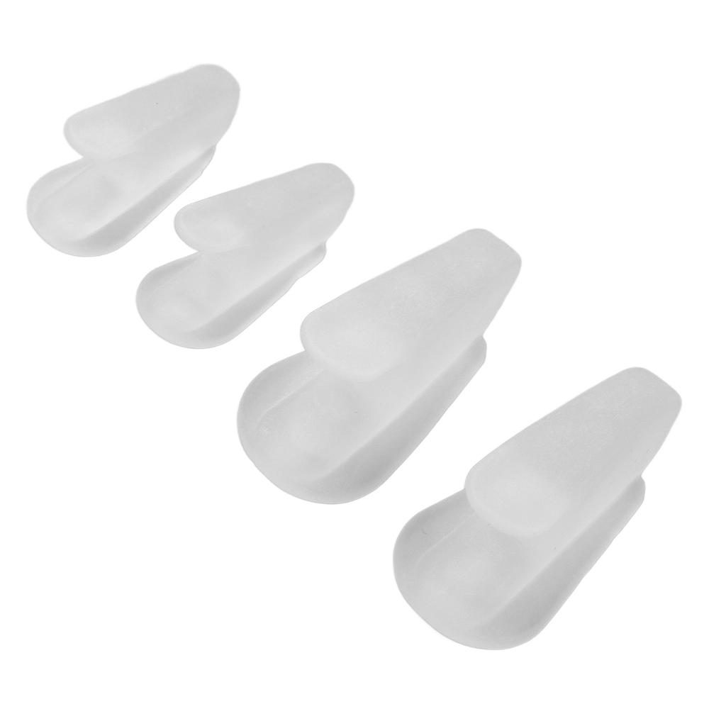 8 Pairs Toe Separator Silicone Soft Elastic Toe Corrector Spacer for Overlapping Toe Bunion Alignment