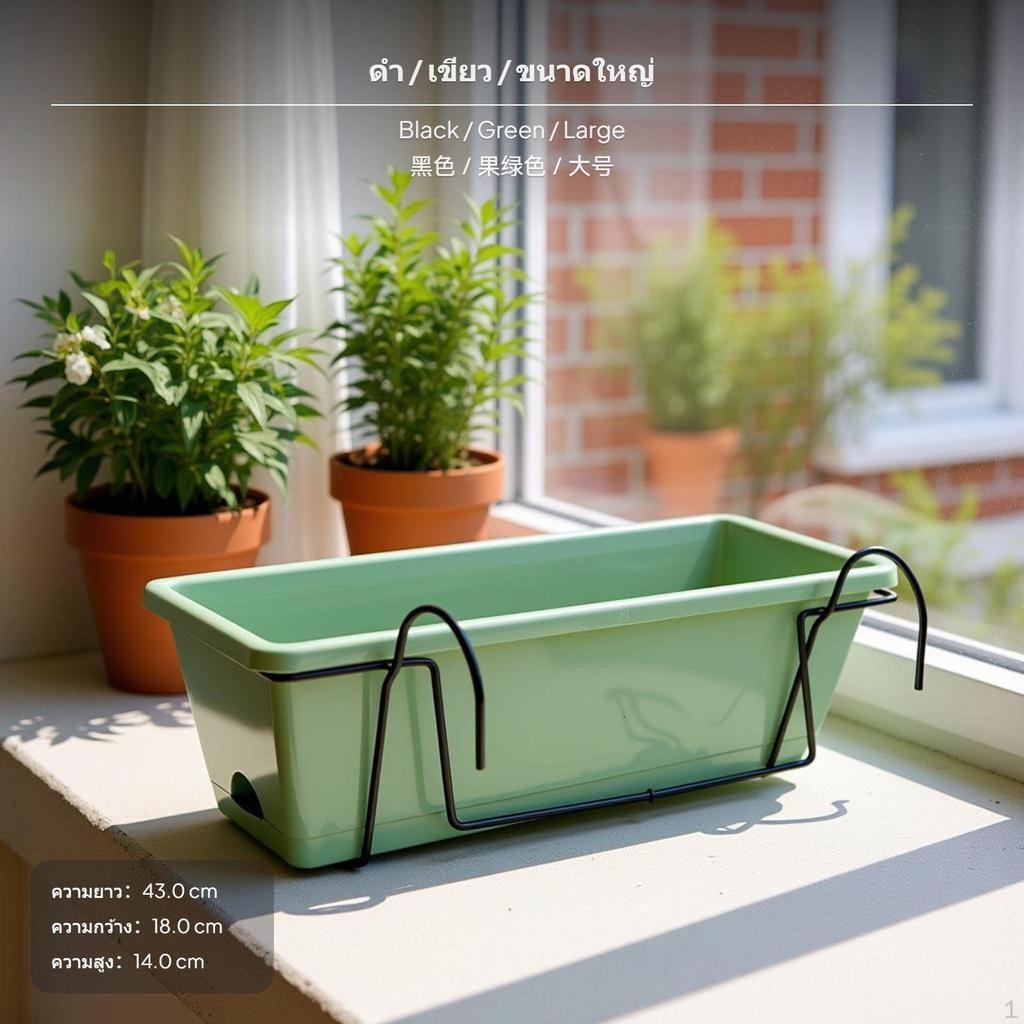 Black Rack Large Capacity Iron Flower Pot Holder Vertical Planter Shelf for