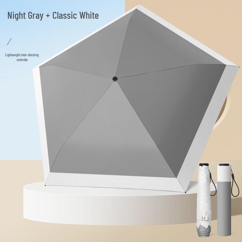 Handun Ultralight Portable Folding Sun & Rain Umbrella
