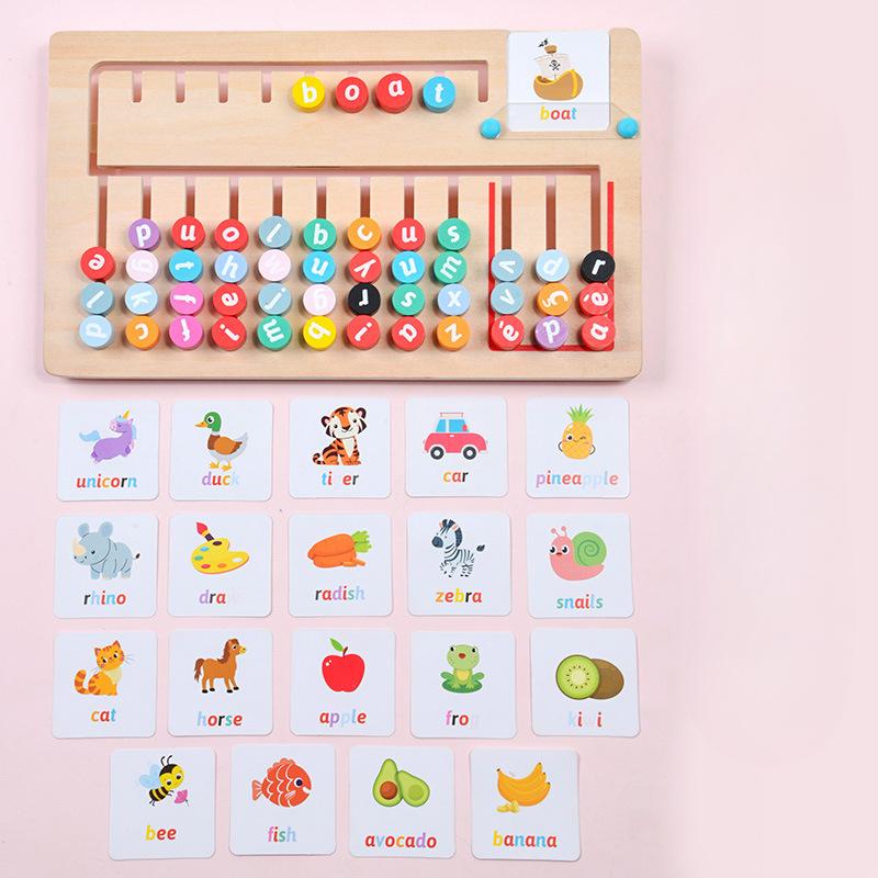 Montessori abeceda párování, hláskování, chůze, bludiště, dětské hry s perem, puzzle, hračky pro rané dětství