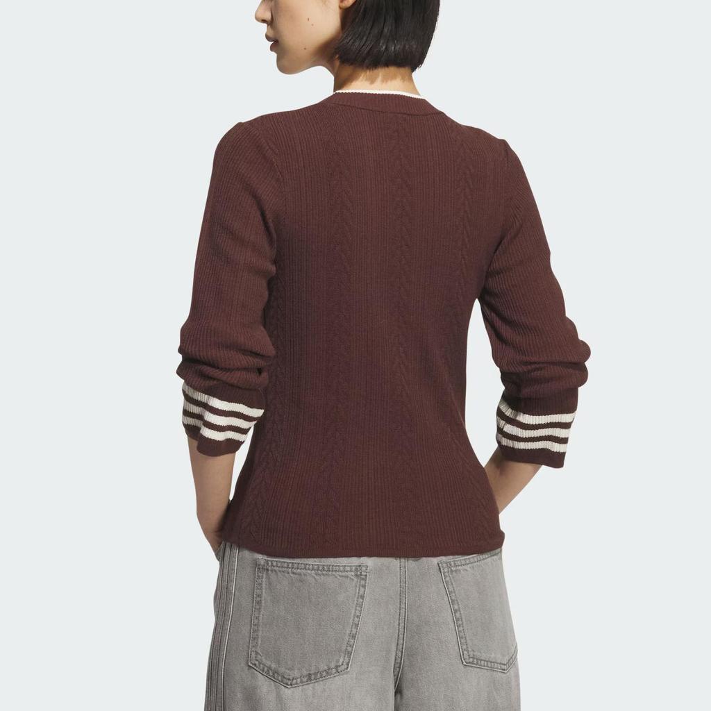 adidas Originals Women's Retro Striped Knit Cardigan Multicolor KS5966
