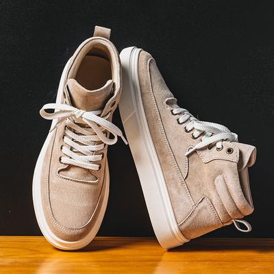2901 Tooling Board Shoes New British Men's High-top Casual Shoes Thick-soled Heightening Trend Tooling Boots