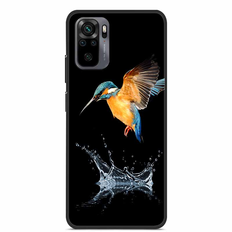 Dla Xiaomi Redmi Note 10S Case silikonowa tylna okładka etui na telefony dla Xiaomi Redmi Note10T 2021 miękki futerał uwaga 10S 10T 10 T S Coque