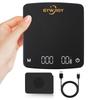 Gywjioy Coffee Scale with Espresso and Coffee Small Multifunctional Digital Kitchen Food Scale Instruction Timer, 2kg/0.1g, High-Precision Pour-Over