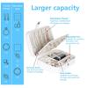 High End Luxury Double Layer Necklace Ring Storage Organizer Travel Packaging Case Jewelry Box Pu Leather Jewelry Gift Box