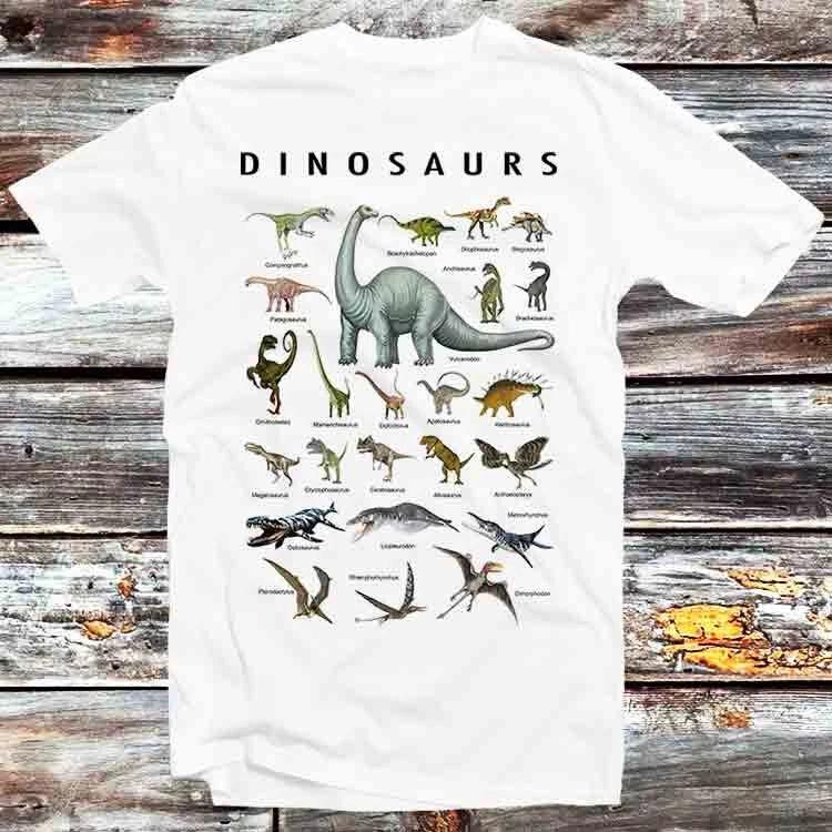 Dinosauri Natura Selvaggia Preistorico Maglietta B655