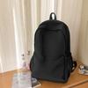 Schoolbag Schoolbag Junior High School Girls High Value Simple Versatile Solid Color College Student Backpack Female Ins High School Backpack