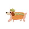 Embroidery Label Embroidery Sticker DIY Self-adhesive Patch Sticker Accessories Patch Cartoon Sausage Dog Original Cloth Sticker