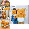 Adorable Honey Bear Plush Toy Soft Cute Cartoon Couple Gift For Kids And Girlfriend