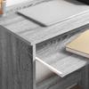 Desk in Grey Sonoma 120.5 x 44 x 88.5 cm engineered wood