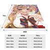 Hololive Blanket Soft Warm Flannel Throw Blanket Bedspread for Bed Living Room Picnic Travel Home Sofa