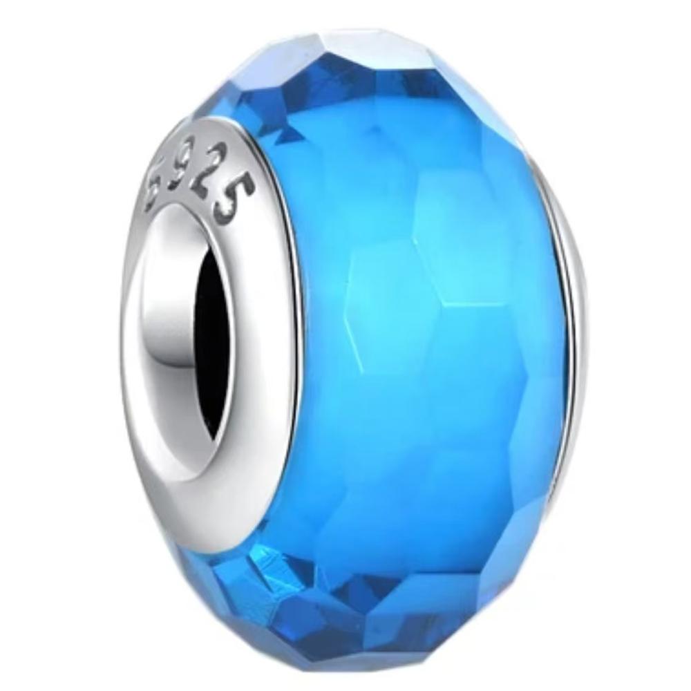 New Original Copper Murano Glass Flower And Leaf Cosmic Rainbow Charm Beads For Bracelet Diy Women Jewelry Gift