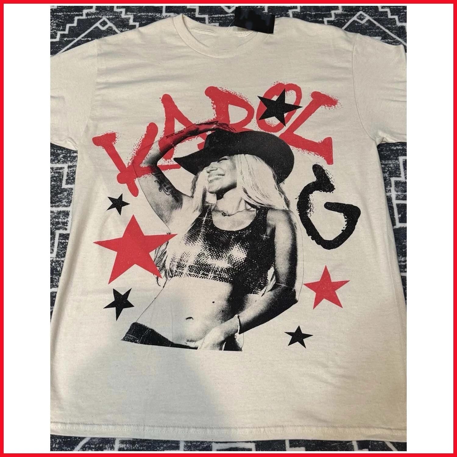KAROL G Bichota Merch 2025 Unisex T-Shirt Reprint For Fan XXXXL