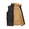 Men Casual Winter Warm Zipper Sleeveless Vest Jacket Coat Outwear Tops