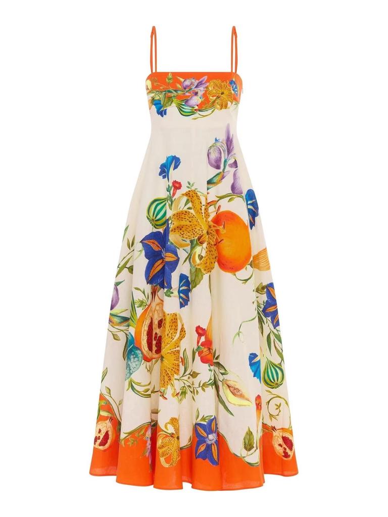 Europäisches & Amerikanisches Lässiges Mode-Maxi-Slip-Kleid - Strandstil Bedruckt für Damen (2026)