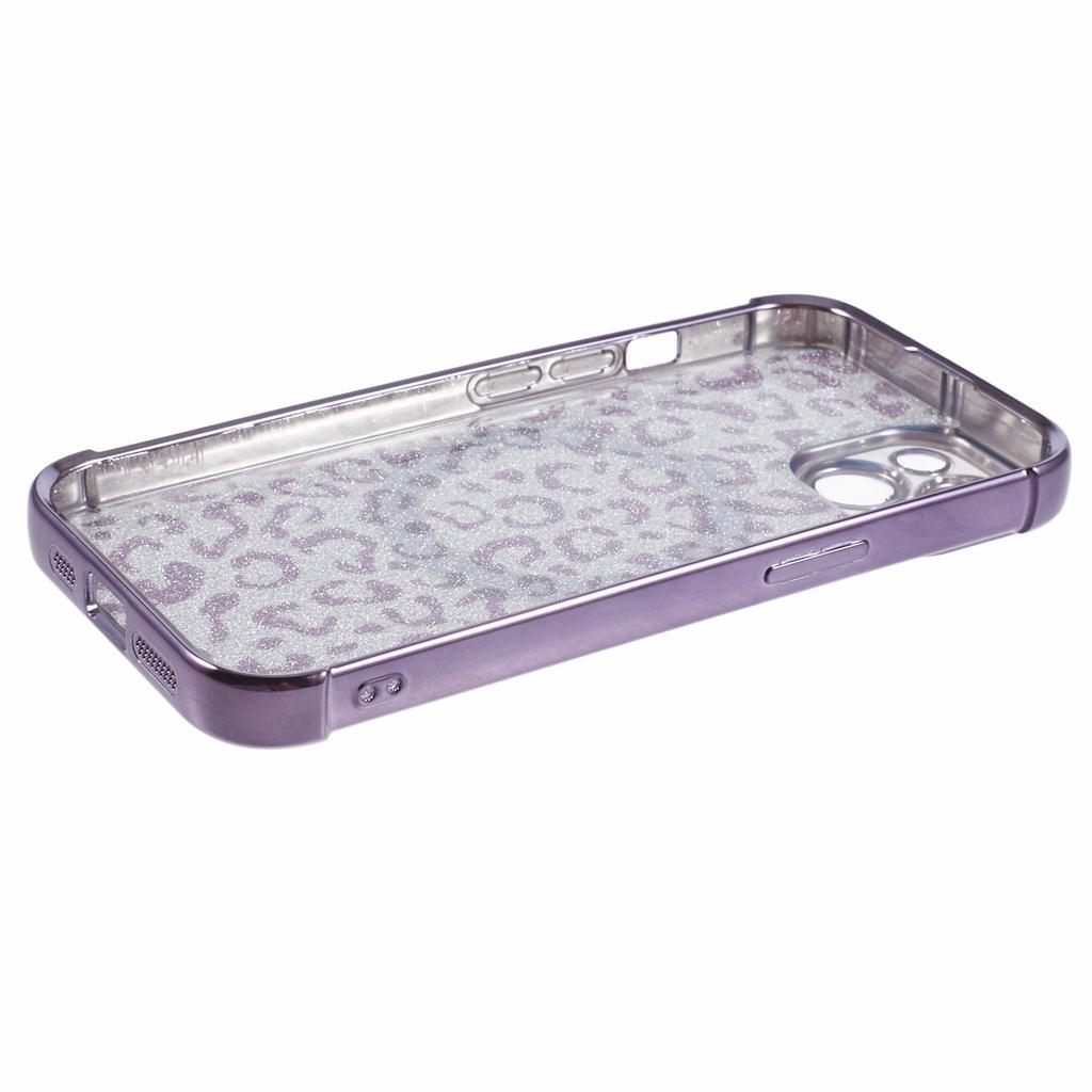 HRF Serie für iPhone 14 TPU Hülle Leopard Galvanisierte Abdeckung Kompatibel mit MagSafe