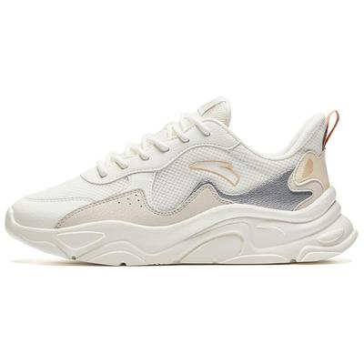 Serie Estilo de Vida Cuero Sintético Versátil Cómodo Simple Absorción de Impactos Antideslizante Zapatillas Casuales de Caña Baja Mujer Zapatilla Deportiva Blanco Roto 922438813-1