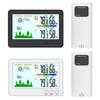 Indoor Outdoor Display Hygrometer Weather Station Air Pressure Measurement Backlight Display Low Power Reminder