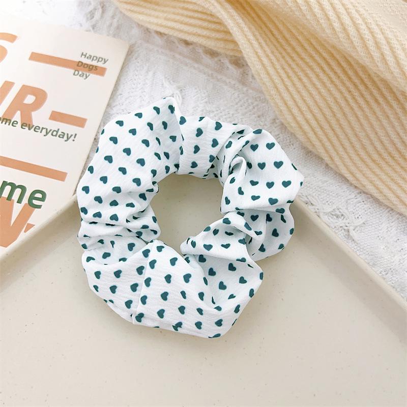 Christmas Style Updo Hair Tie with Cartoon Fabric