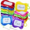 Mini Magnetic Drawing Boards With Keychain Erasable Doodle & Sketch Pads For Kids Ages 3-6, Birthday Gifts