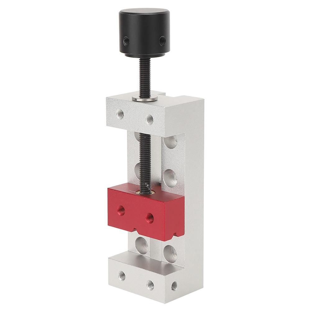50mm Mini Drill Press Bench Vice Aluminum Flat Clamp Flat Bench Vise for DIY Engraving Machine Opening Parallel