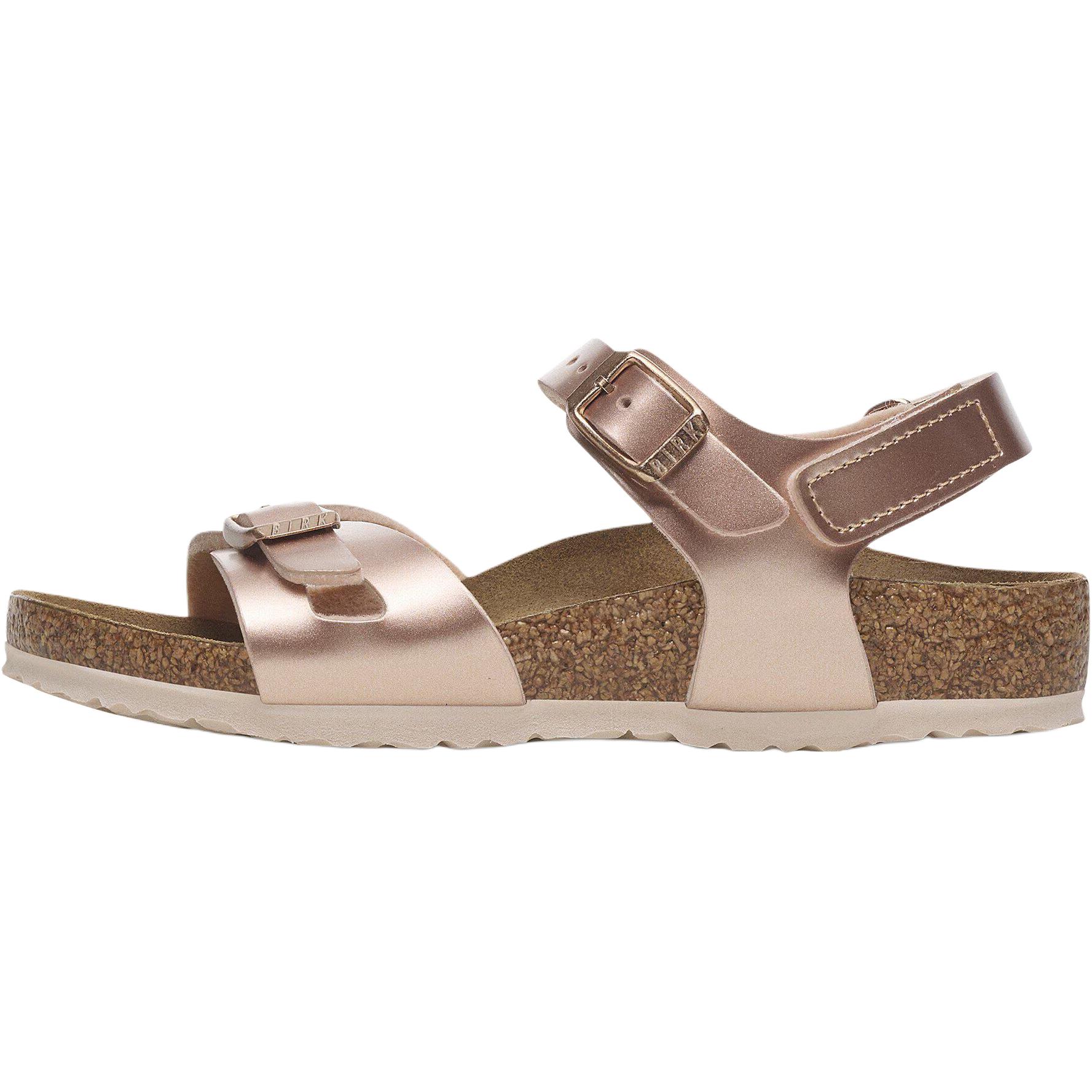 Birkenstock Rio AS Comfortable Abrasion Resistant Abrasion Resistant Low top Sandal Rose Gold Kids 1029535 30