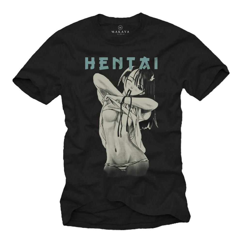 

Manga T-Shirt Mens Anime Comic Hentai Waifu Senpai Nerd Gamer Gift Men S