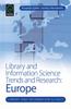 The Library and Information Science Trends and Research : Europe Book
