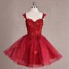 Suspender Formal Banquet Evening Dress New Row Flower Engagement Dinner Formal Banquet Evening Dress Dress Women