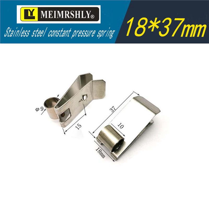 Stainless Steel Constant Force Spring Clip for YZR Generator Carbon Brush Holder, 25x32mm