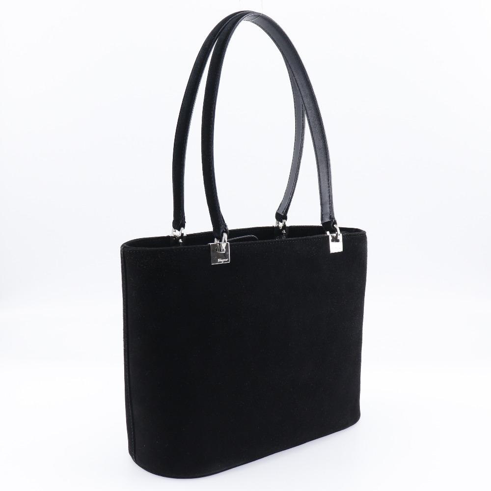 Salvatore Ferragamo Handbag Suede Women Used